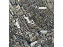 Aerial view of the neighborhood with nearby streets, Marion Square, and Calhoun Street at 2 Hanover St, Charleston, SC 29403