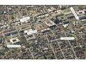 Aerial view of the neighborhood with visible streets and nearby Charleston Visitor Center at 2 Hanover St, Charleston, SC 29403
