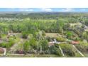 Scenic aerial view showcasing the property's landscape, mature trees, and surrounding greenery at 2080 Sniders Hwy, Walterboro, SC 29488