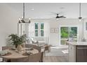 Inviting living space featuring a dining area, comfortable seating, and large windows at 333 Bremerton Dr, Goose Creek, SC 29445