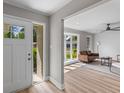 Inviting living room entrance features hardwood floors and bright natural light at 111 Driver Ave, Summerville, SC 29483