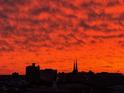 Vibrant sunset over the skyline, highlighting architectural features at 330 Concord St # 11B, Charleston, SC 29401