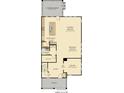 Layout of the home featuring a Gathering room, dining room, study and kitchen at 1427 Clay Field Trl, Summerville, SC 29485