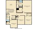 Second floor plan features Owner's Suite, three bedrooms, and a loft area at 153 Threaded Fern St, Summerville, SC 29485