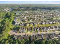 Aerial view of a beautiful neighborhood with mature trees and well-manicured lawns at 218 Wexford Ct, Summerville, SC 29483