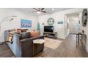 Comfortable living room with modern furnishings and decor at 210 Grand Palm Ln, Summerville, SC 29485