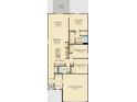 Open-concept floor plan featuring a spacious layout including 3 bedrooms, 2 bathrooms, kitchen and a 2-car garage at 323 Pine Crest View Dr, Summerville, SC 29486
