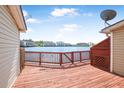 Wide-angle view from a deck showing views of the waterfront and nearby townhouses, enhancing its appeal at 4735 Arco Ln, North Charleston, SC 29418