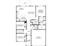 Detailed floor plan illustrating the layout of a three-bedroom home with a patio at 6209 Portsman Ln, Summerville, SC 29485