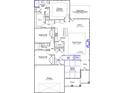 Detailed floor plan showcasing the layout of the home, including bedrooms, bathrooms, and living spaces at 113 Seaton St, Summerville, SC 29486
