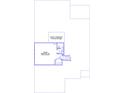 Upstairs floor plan showcasing guest bedroom and unfinished storage space at 113 Seaton St, Summerville, SC 29486