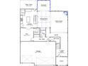 Open-concept first floor layout featuring a kitchen, dining room, Gathering room, and garage access at 115 Seaton St, Summerville, SC 29486