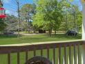 Scenic view from the porch overlooking the lush, green backyard at 260 Lake Dr, Summerville, SC 29483