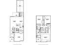 Detailed floor plan showcasing the layout of the home's first and second floors at 1865 Towne St, Johns Island, SC 29455