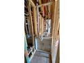 Unfinished shower with plumbing and framing ready for customization and finishing touches at 1946 Clement Ave, North Charleston, SC 29405