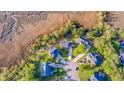 Bird's eye view of a brick home in a cul-de-sac in a wooded neighborhood at 2524 Deer Walk Way, Mount Pleasant, SC 29466