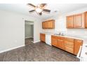 Bright kitchen featuring oak cabinets, stone countertops, and stainless appliances at 119 Carolina Wren Ave, Ladson, SC 29456