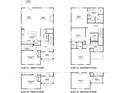 Detailed floor plan showcasing the layout of the first and second floors of the home at 101 Pine Waters Ln, Summerville, SC 29483