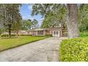 Beautiful brick home with well-maintained grounds and a long driveway leading to a carport at 110 Jackson Rd, Ladson, SC 29456