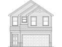 A detailed blueprint of a two-story home layout at 180 Surfbird Rd # 640, Summerville, SC 29486