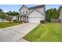 Beautiful two-story home with a well-kept lawn and convenient two-car garage at 1901 Toland Ct, Johns Island, SC 29455
