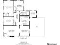 Detailed floor plan showing layout of bedrooms, bathrooms, kitchen, living room, and deck at 2178 Fort Pemberton Dr, Charleston, SC 29412