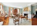 Sophisticated living room with a fireplace and elegant furnishings at 32 Church St, Charleston, SC 29401