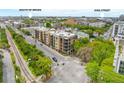 Stunning aerial view of the condo building located between South of Broad and King Street at 33 Calhoun St # 123, Charleston, SC 29401
