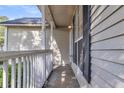 Inviting front porch featuring white railing, offering a welcoming entrance at 153 Corsair St, Summerville, SC 29483