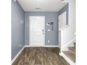 Clean entryway featuring neutral paint and attractive floors, leading to a staircase and other rooms at 116 Bright Meadow Rd, Summerville, SC 29483
