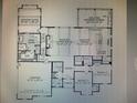 Detailed floor plan showcasing layout with vaulted ceilings, kitchen, living spaces, and Primary suite at 181 Harvest Way, Walterboro, SC 29488