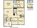 Second floor plan featuring owner's suite, loft, three bedrooms, and two bathrooms at 1015 Swamp Rose Run, Summerville, SC 29485