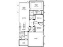 Detailed floor plan showcasing layout with bedrooms, bathrooms, kitchen, and Gathering room at 403 Cadbury Loop, Summerville, SC 29486