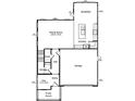 Detailed first floor plan highlighting the layout of the Gathering room, kitchen, and garage at 406 Cadbury Loop, Summerville, SC 29486
