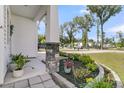 Beautifully landscaped front yard featuring decorative stone borders and well-maintained greenery at 707 Jancus St, Charleston, SC 29414
