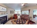 Inviting living room with a fireplace, plush seating, and an open layout perfect for gatherings at 236 Everwood Ct, Moncks Corner, SC 29461
