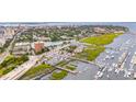View of building, with marshy waterway, bridges, and cityscape at 14 Lockwood Dr # 6I, Charleston, SC 29401