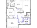 Second floor layout features primary bedroom, two other bedrooms, three baths, laundry and loft space at 142 Seaton St, Summerville, SC 29486