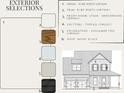 Exterior design selections of siding and trim, front door, shutters, foundation and roof in complementing colors at 217 Clearpath Dr, Summerville, SC 29486