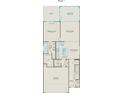 First floor plan with a great room, dining room, kitchen, owner's suite, and a garage at 4008 Flatiron Dr, Charleston, SC 29414