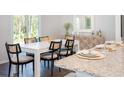 Elegant dining space with modern chairs, stylish buffet, and granite countertops at 501 Kitsap Ct, Summerville, SC 29486