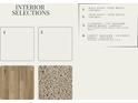 Interior selections featuring wall paint, trim, flooring and carpet textures for a modern home design at 712 Rumbling Leaf Ln, Summerville, SC 29486