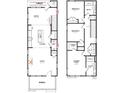 Detailed floorplan showcasing the layout of the home's first and second floors at 814 Gentle Breeze Dr, Summerville, SC 29486