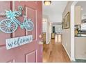 Charming entryway showcasing hardwood floors and open layout leading into the living spaces at 157 Townsend Way, Summerville, SC 29483