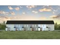 Townhome exterior featuring a variety of gray and blue siding options at 551 Gahagan Rd, Summerville, SC 29486
