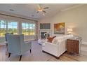 Bright living room with large windows and modern decor and outside view at 184 Grange Cir, Summerville, SC 29486