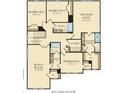 Second floor layout showcases bedrooms, bonus room, bathrooms, and laundry area at 533 Verdi Dr, Summerville, SC 29486