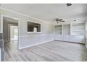 Spacious living area featuring modern floors, neutral paint, and lots of shelving at 123 Wheeler Rd, Summerville, SC 29486