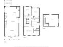 Detailed floor plan showcasing the layout of the home, including the living room, kitchen, bedrooms, and office at 422 Verbena Ave, Summerville, SC 29483