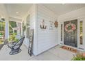 Charming front porch with nautical decorations and a welcoming entrance at 612 S Pointe Blvd, Summerville, SC 29483